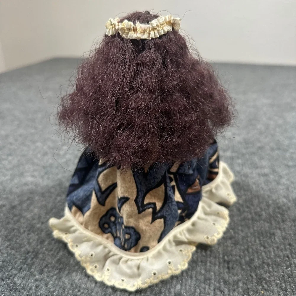 Vintage Handmade Hawaiian Hula Girl with Ipu Air Freshener Doll 7